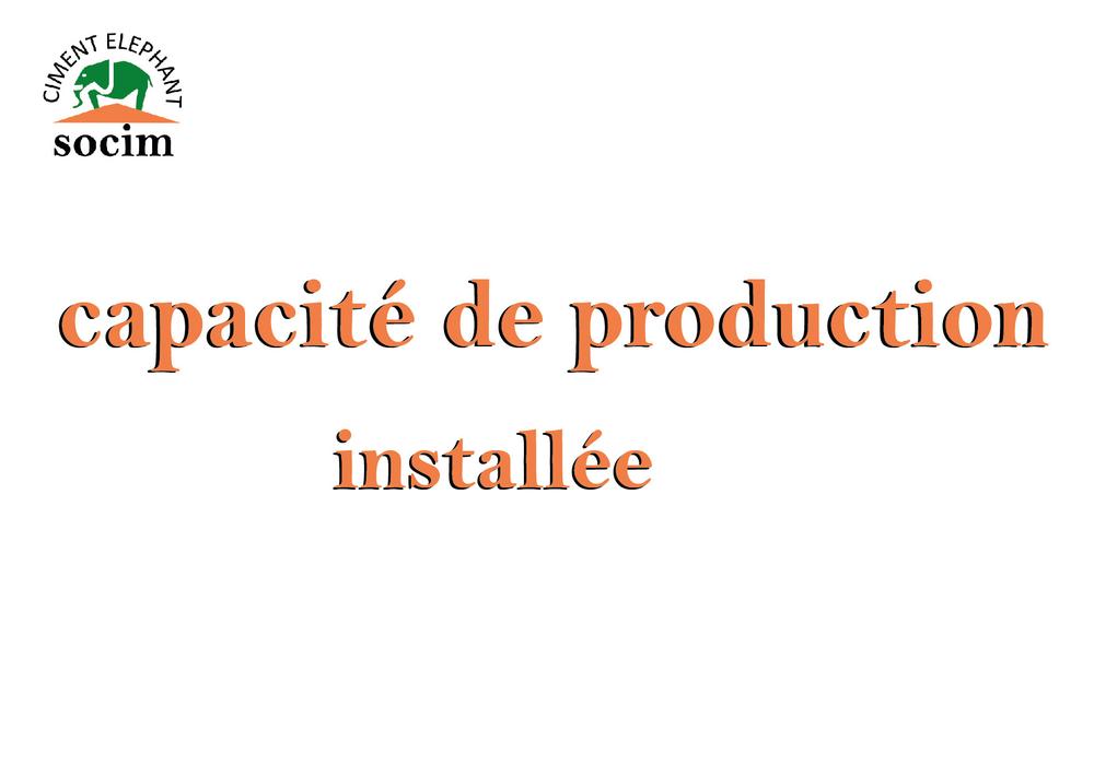 nos installations